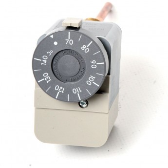 Термостат-аквастат с погружной гильзой HONEYWELL L6191B2021U Регулятор 95...140°C, SPDT, Ограничитель 70...140 °С, SPD