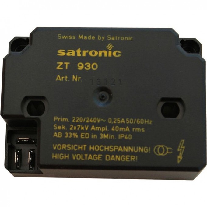 Трансформатор розжига ZT 930, 13121 HONEYWELL HL-0822 Трансформатор розжига ZT 930, 13121 HONEYWELL HL-0822