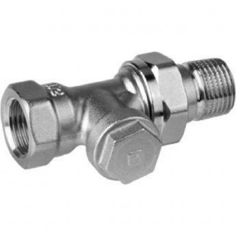 Вентиль для радиатора HONEYWELL HOME V2420E0020 3/4 прямой, нижний, никелированная бронза, конус, Kvs 1.70